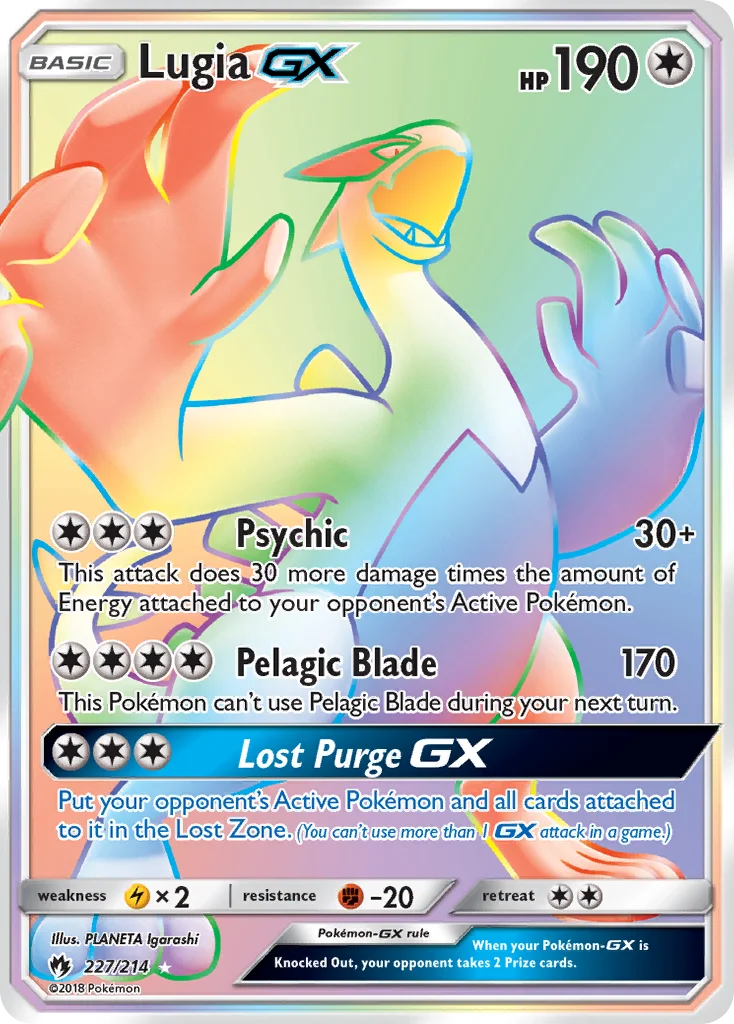 Lugia-GX · Lost Thunder