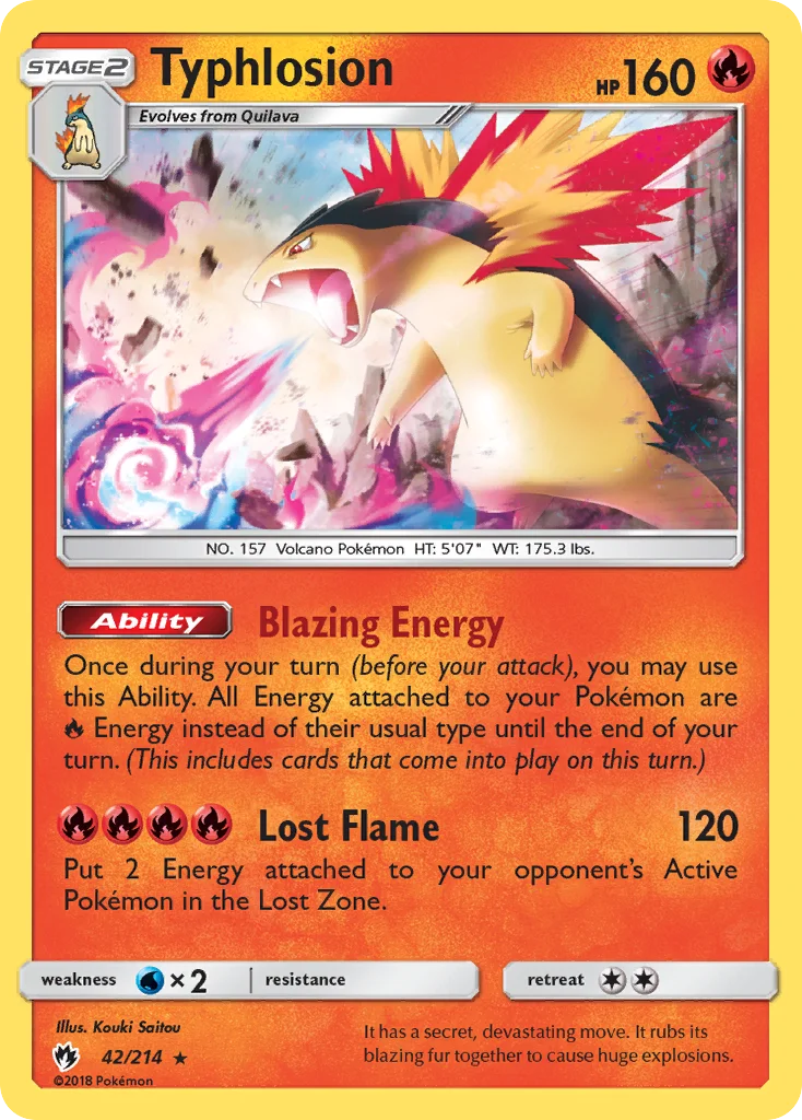 Typhlosion · Lost Thunder