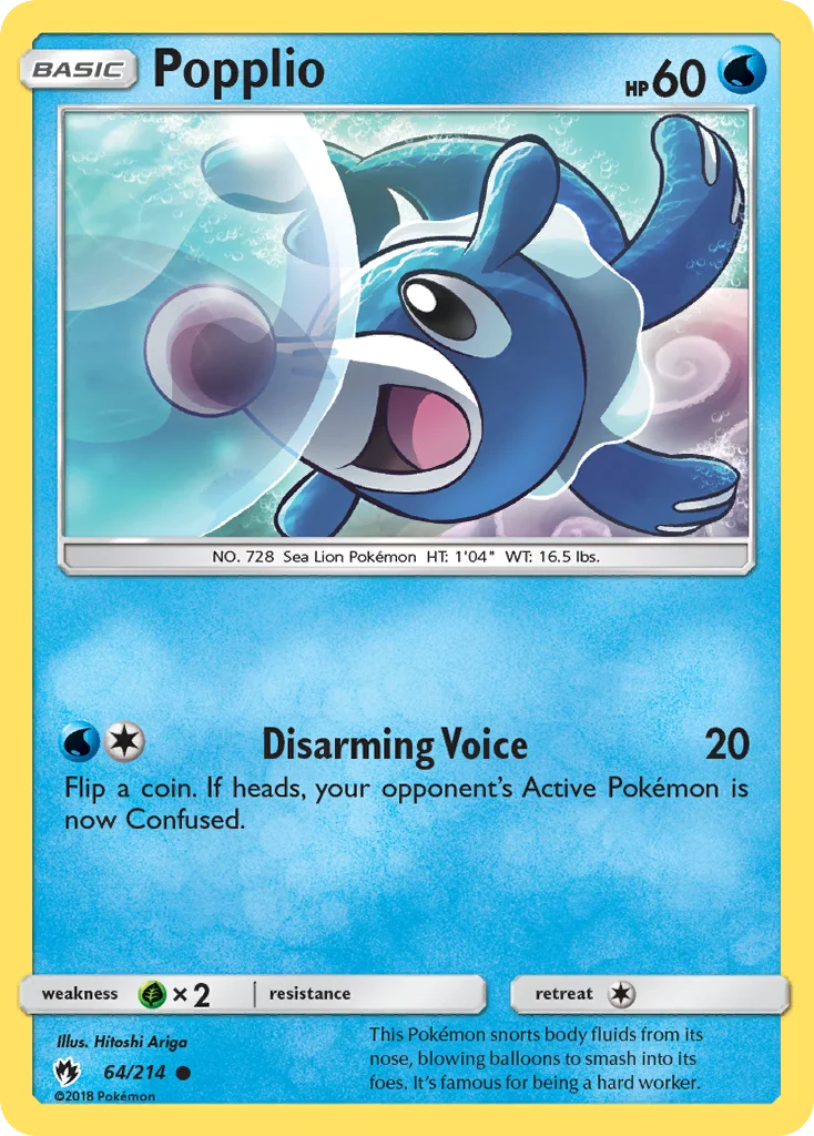 Popplio · Lost Thunder