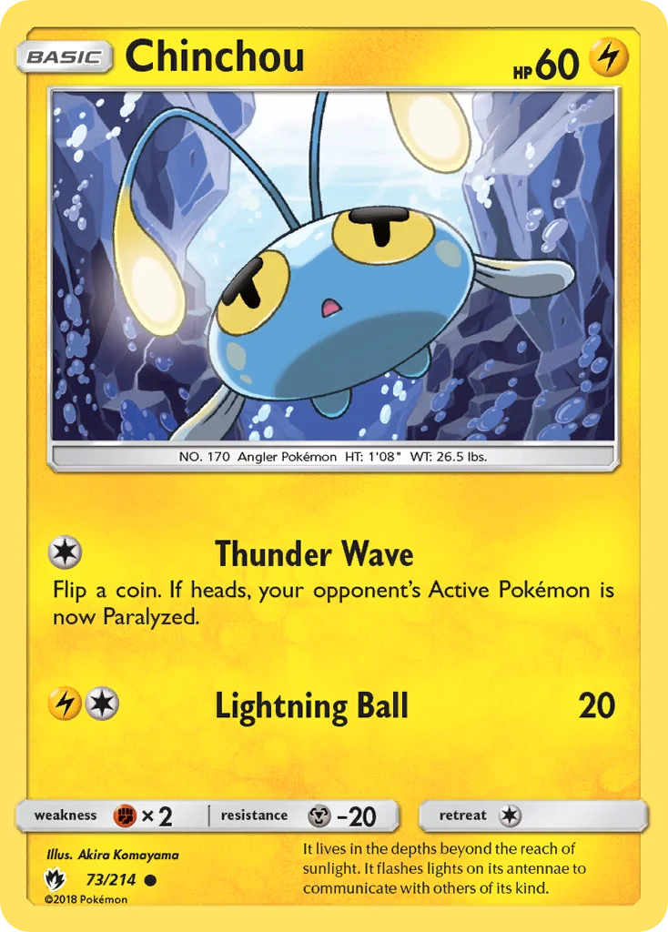 Chinchou · Lost Thunder