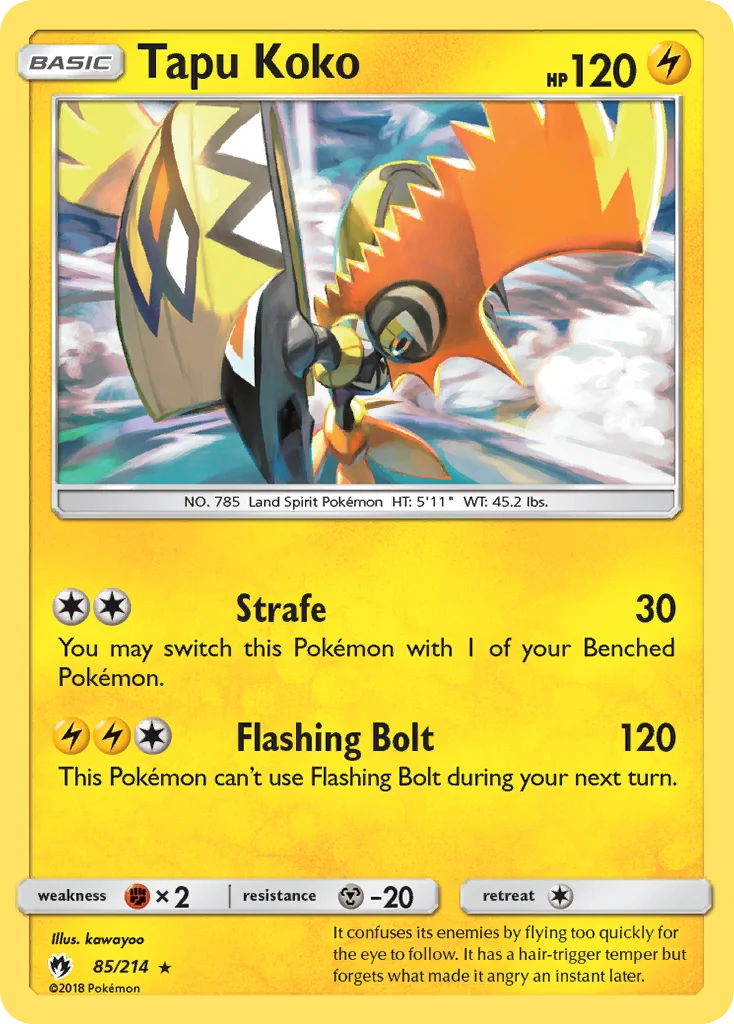 Tapu Koko · Lost Thunder