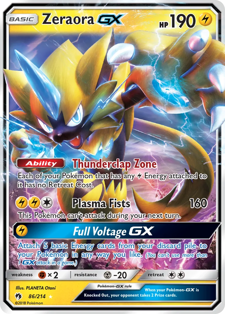 Zeraora-GX · Lost Thunder