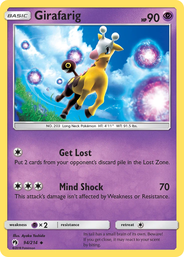 Girafarig · Lost Thunder