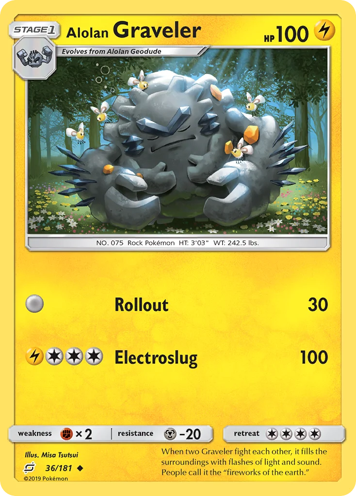 Alolan Graveler · Team Up