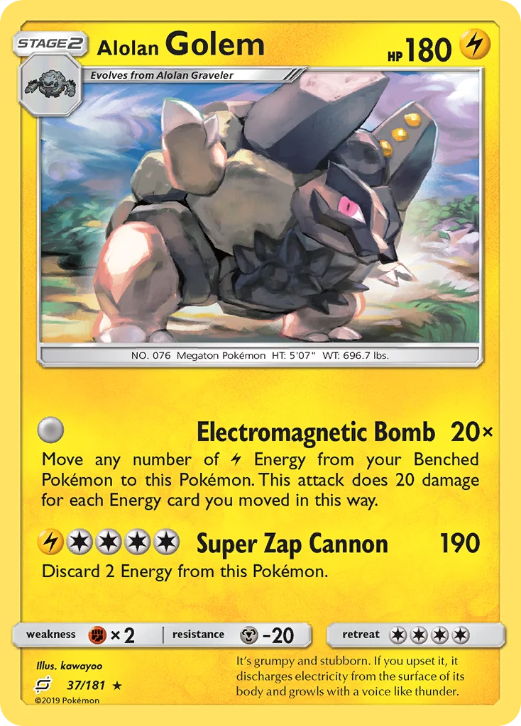 Alolan Golem · Team Up