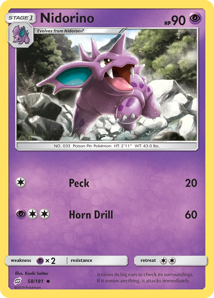 Nidorino · Team Up