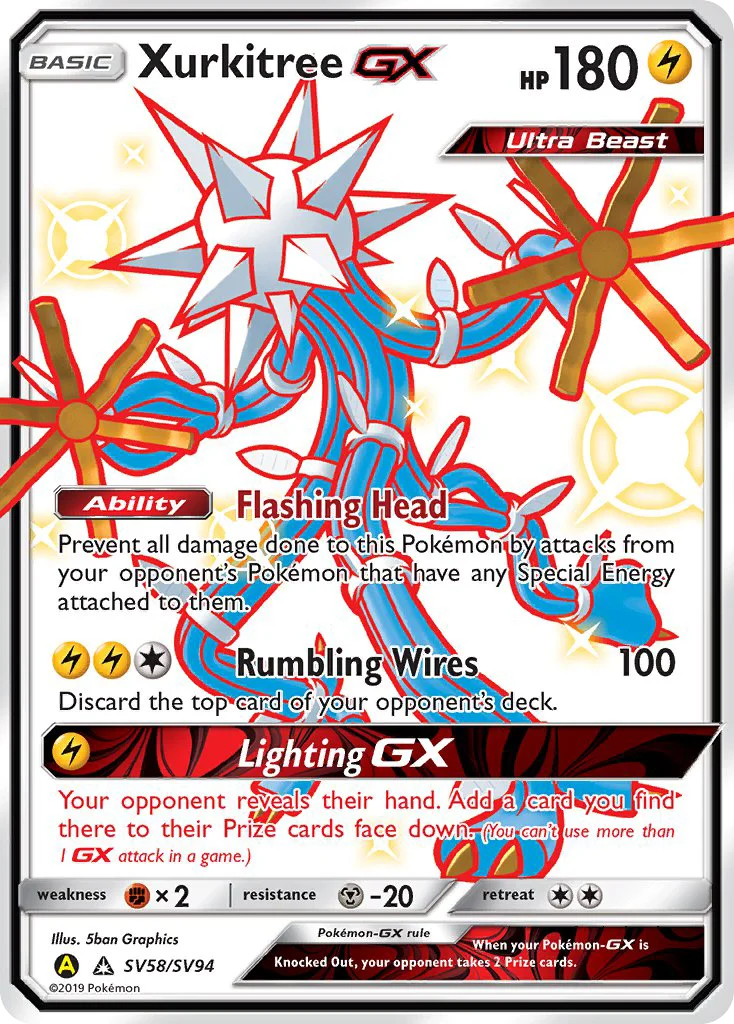 Xurkitree-GX · Hidden Fates Shiny Vault