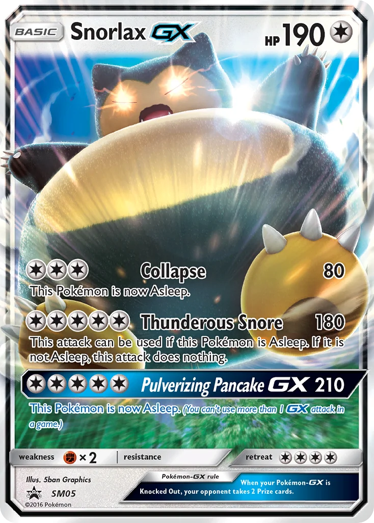 Snorlax-GX · SM Black Star Promos