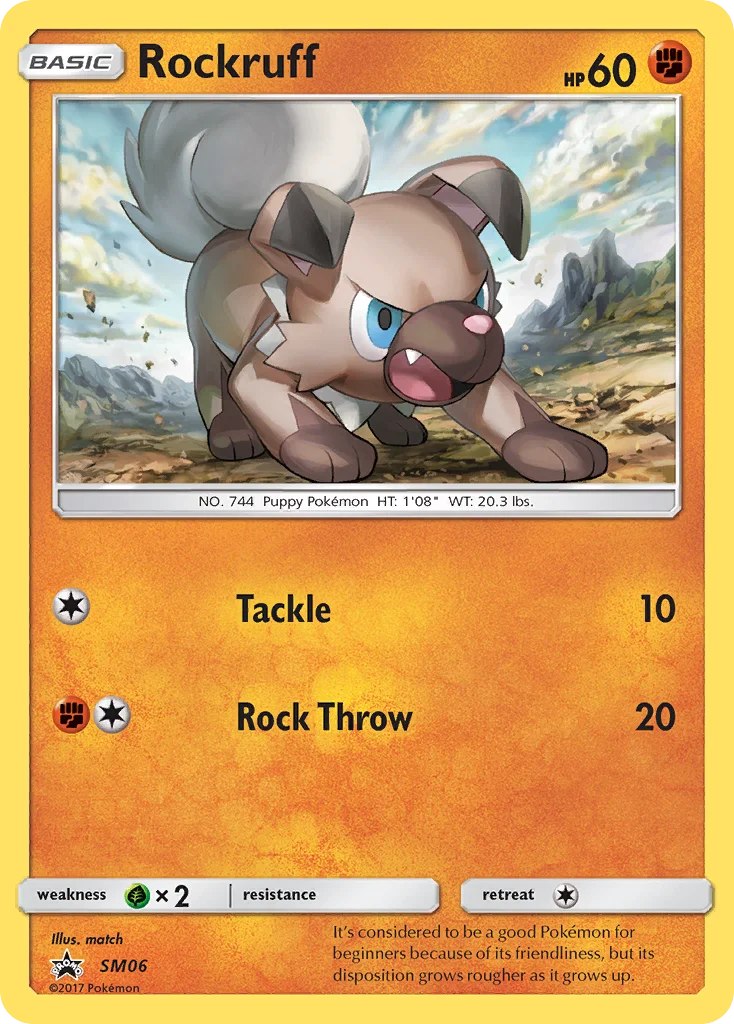 Rockruff · SM Black Star Promos