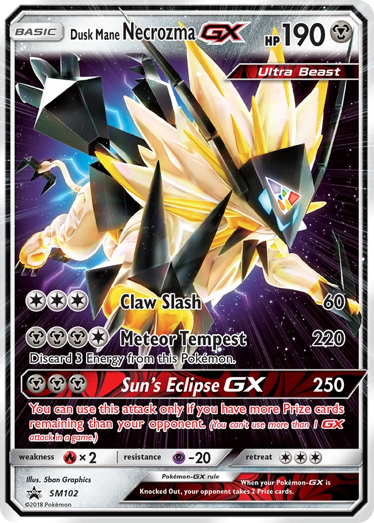 Dusk Mane Necrozma-GX · SM Black Star Promos