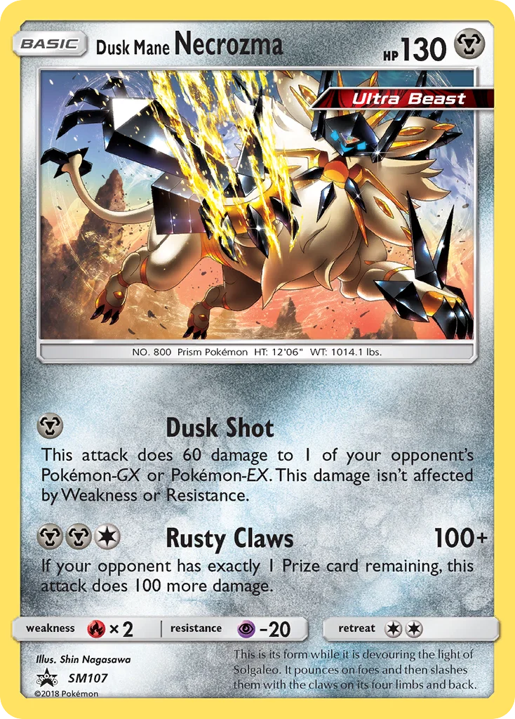 Dusk Mane Necrozma · SM Black Star Promos