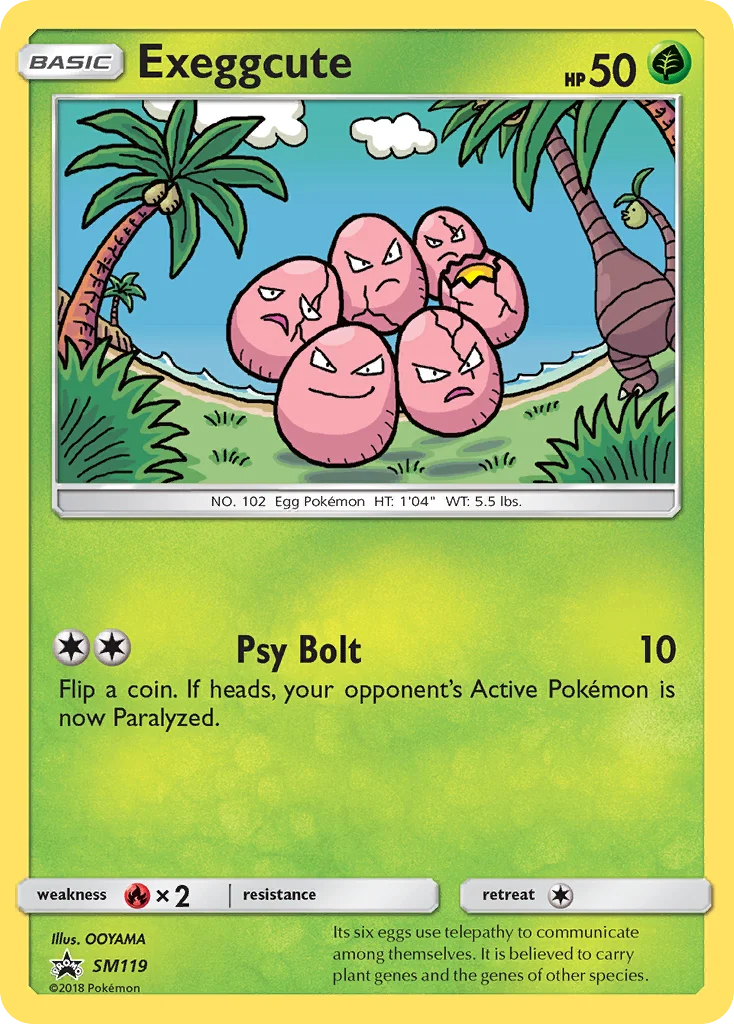 Exeggcute · SM Black Star Promos