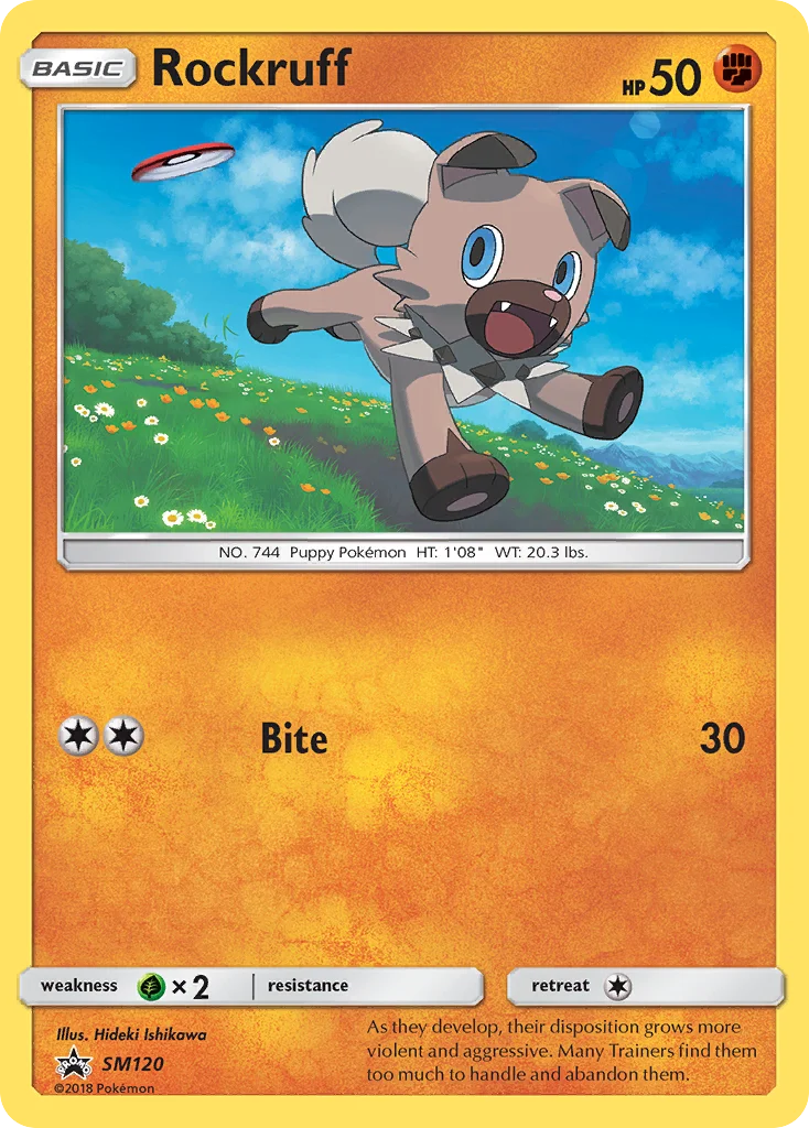 Rockruff · SM Black Star Promos