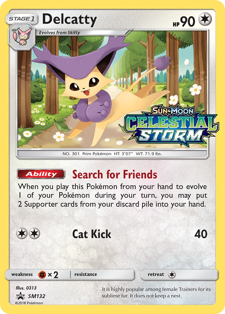 Delcatty · SM Black Star Promos