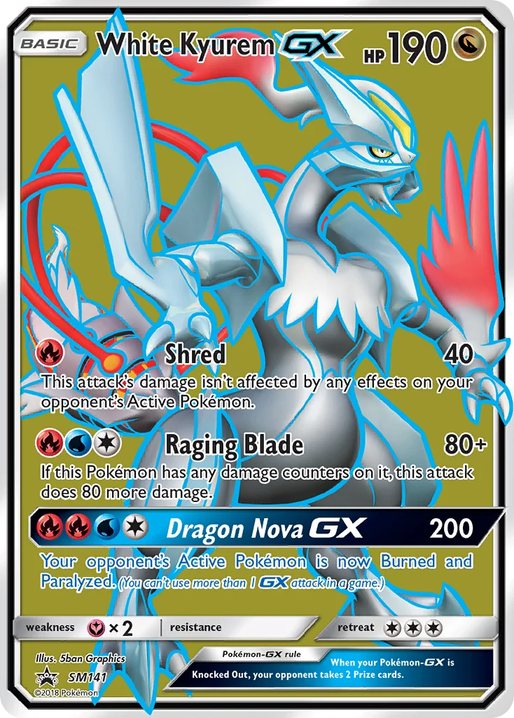 White Kyurem-GX · SM Black Star Promos