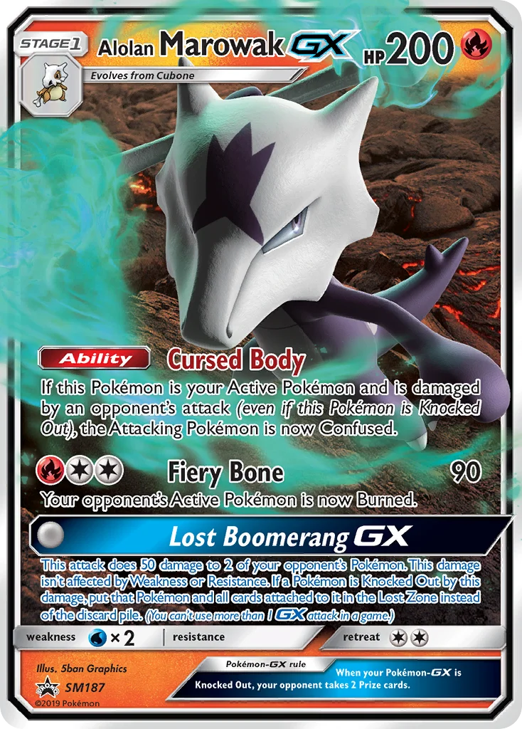 Alolan Marowak-GX · SM Black Star Promos