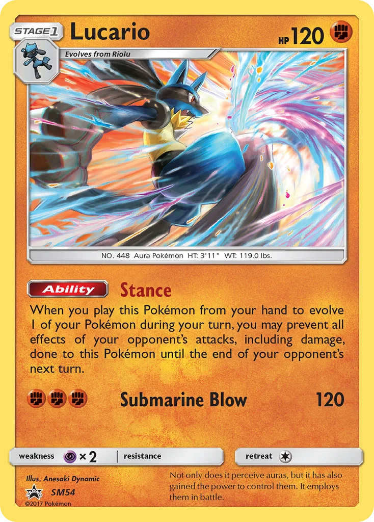 Lucario · SM Black Star Promos