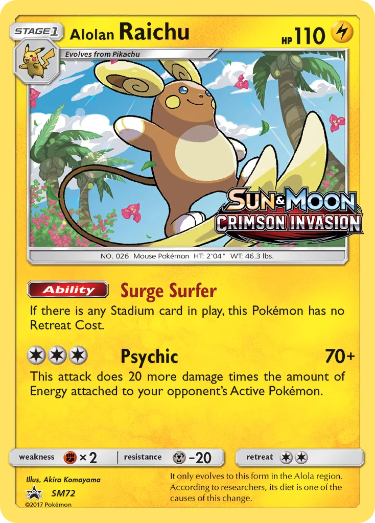 Alolan Raichu · SM Black Star Promos