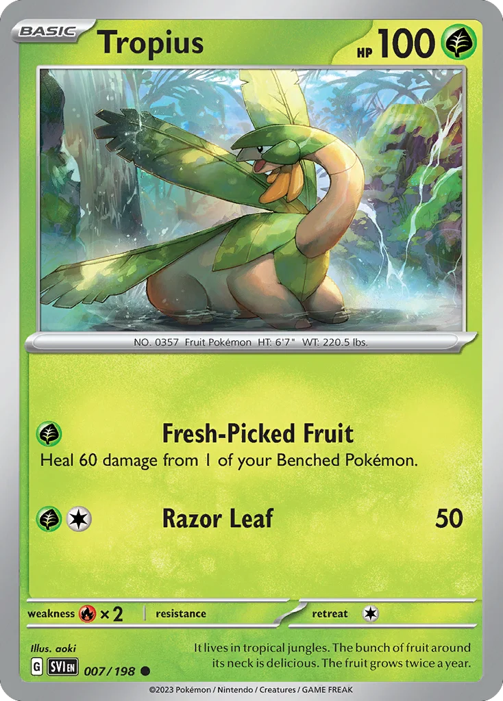 Tropius · Scarlet & Violet