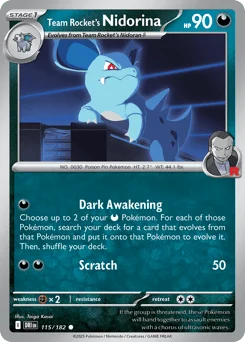 Team Rocket's Nidorina