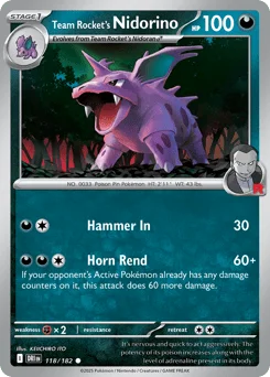 Team Rocket's Nidorino