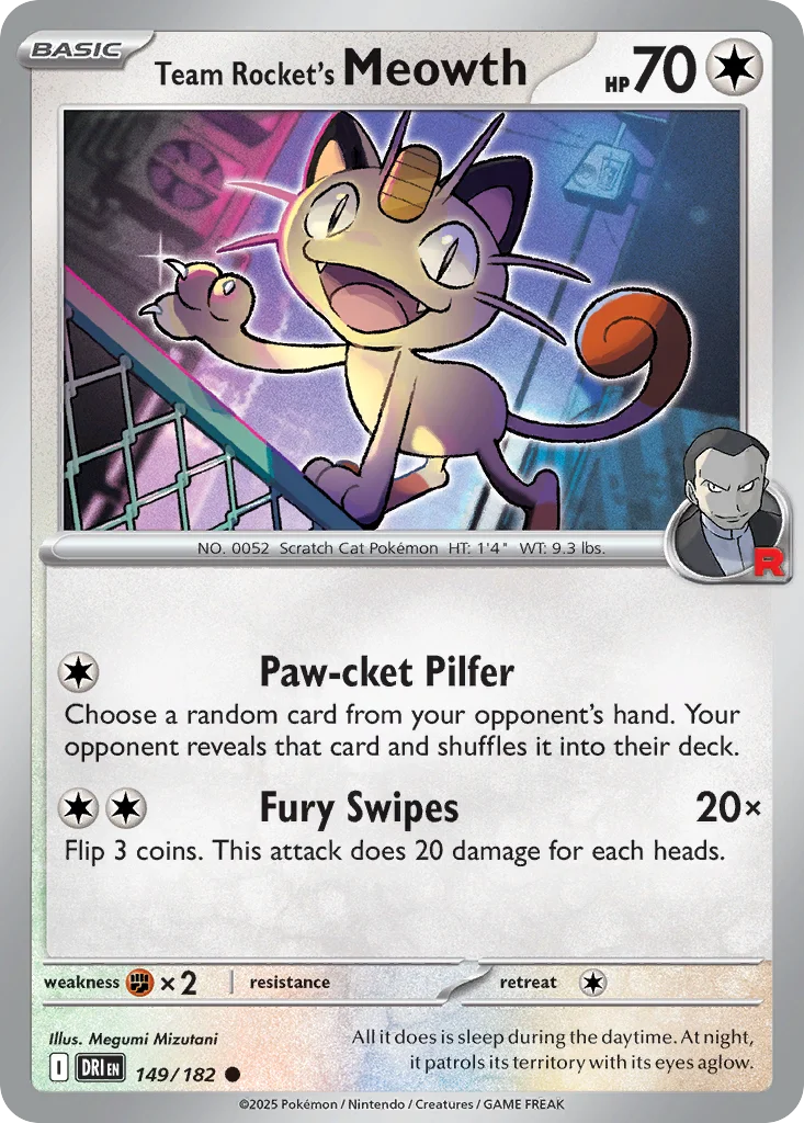 Team Rocket's Meowth · Destined Rivals