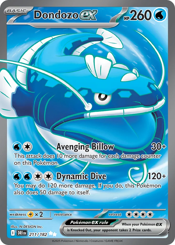 Dondozo ex · Destined Rivals