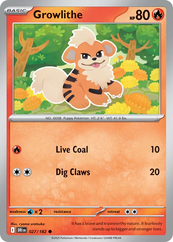 Growlithe · Destined Rivals