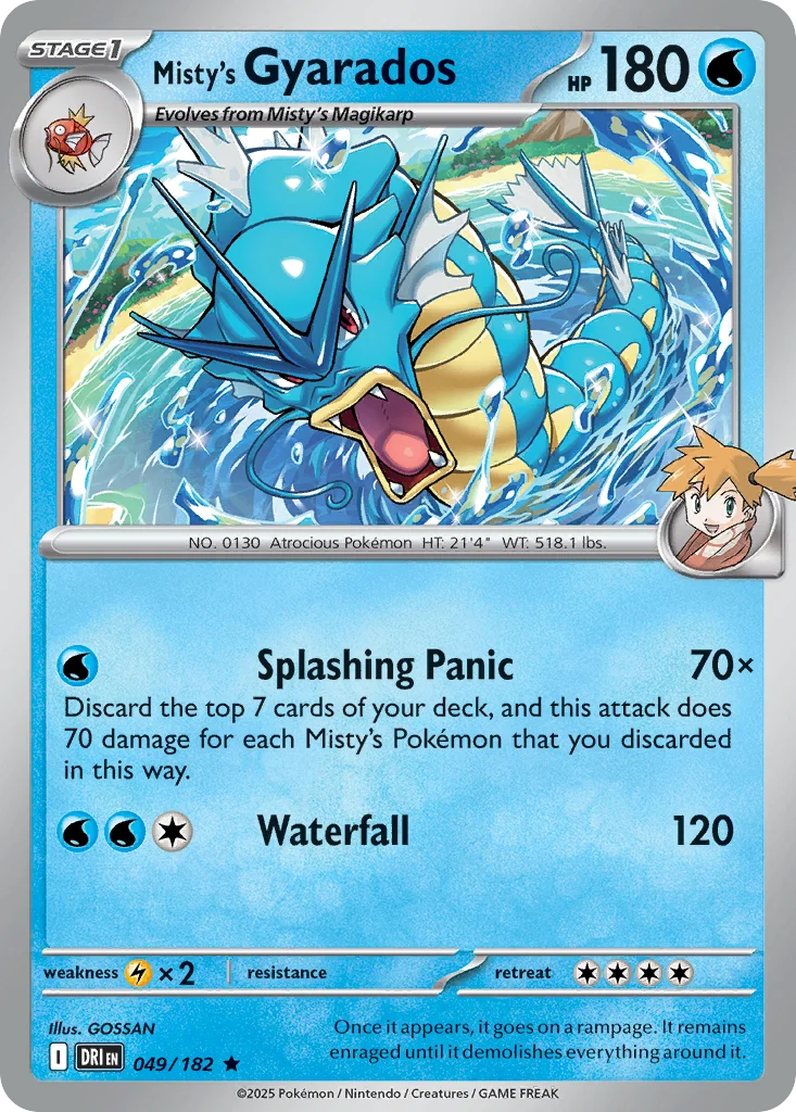 Misty's Gyarados · Destined Rivals
