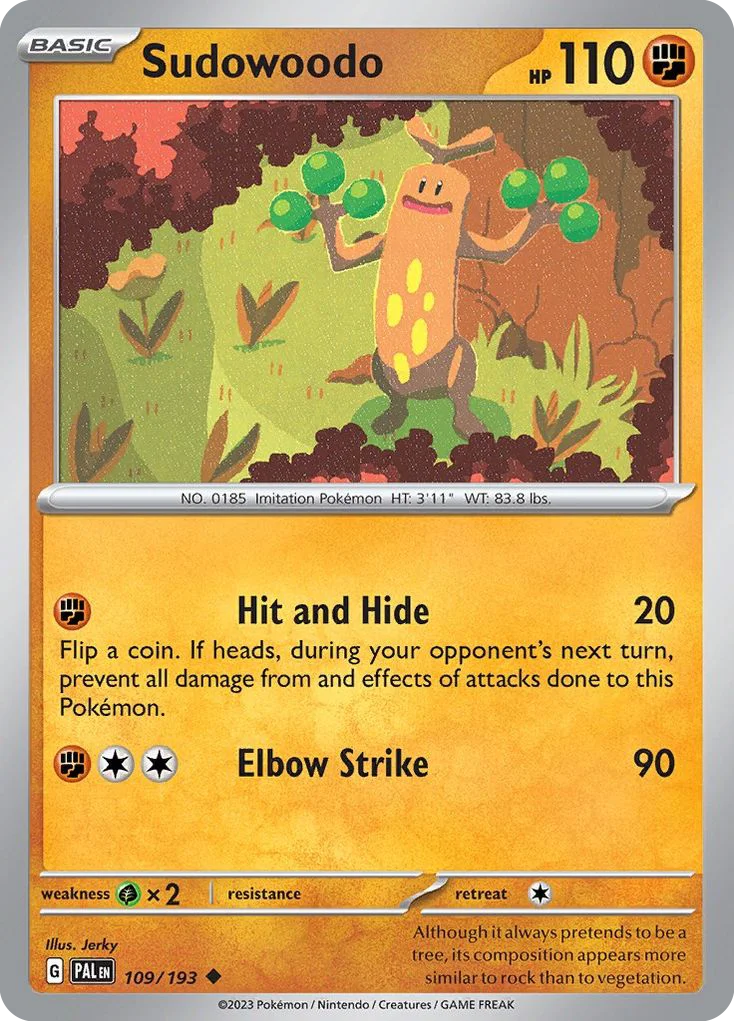 Sudowoodo · Paldea Evolved