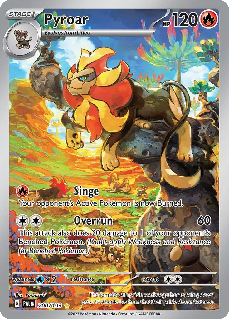 Pyroar · Paldea Evolved