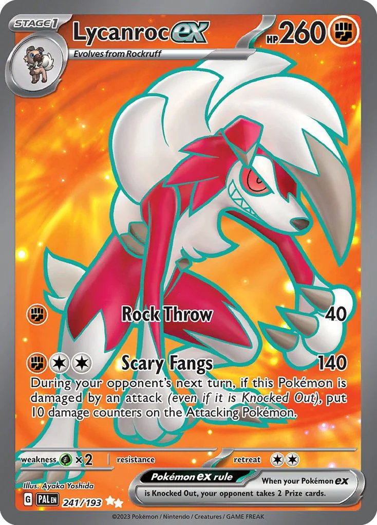 Lycanroc ex · Paldea Evolved