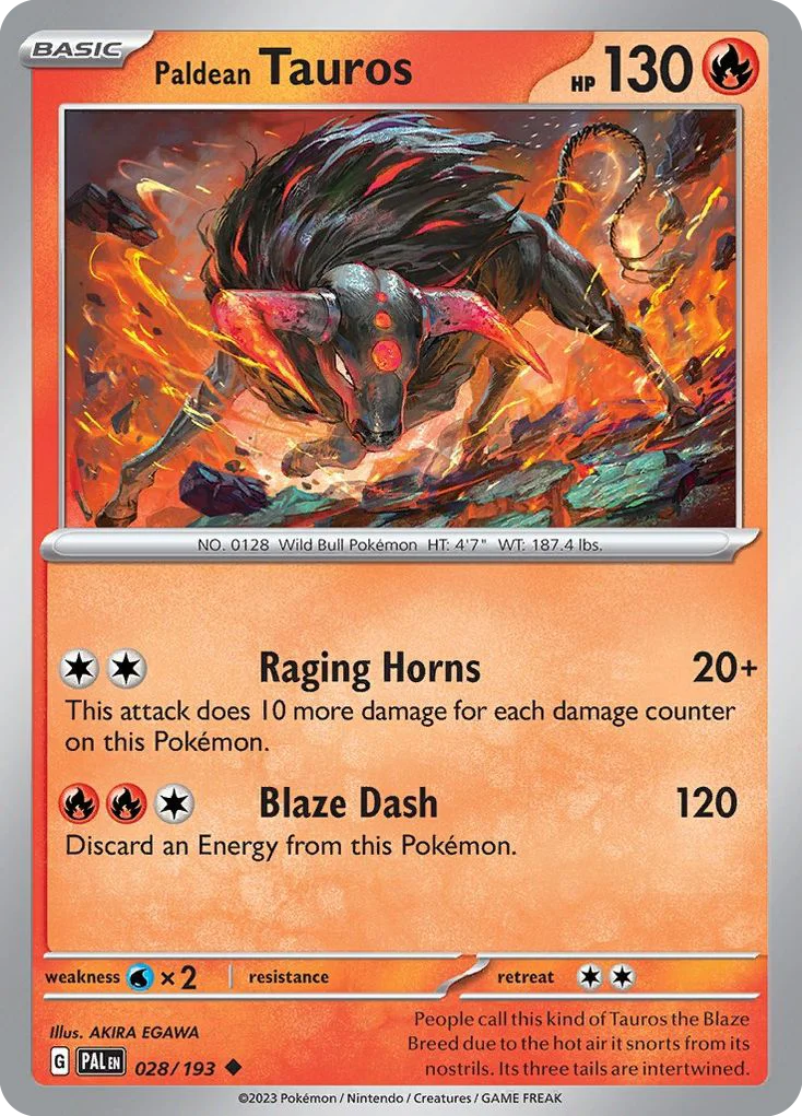 Paldean Tauros · Paldea Evolved