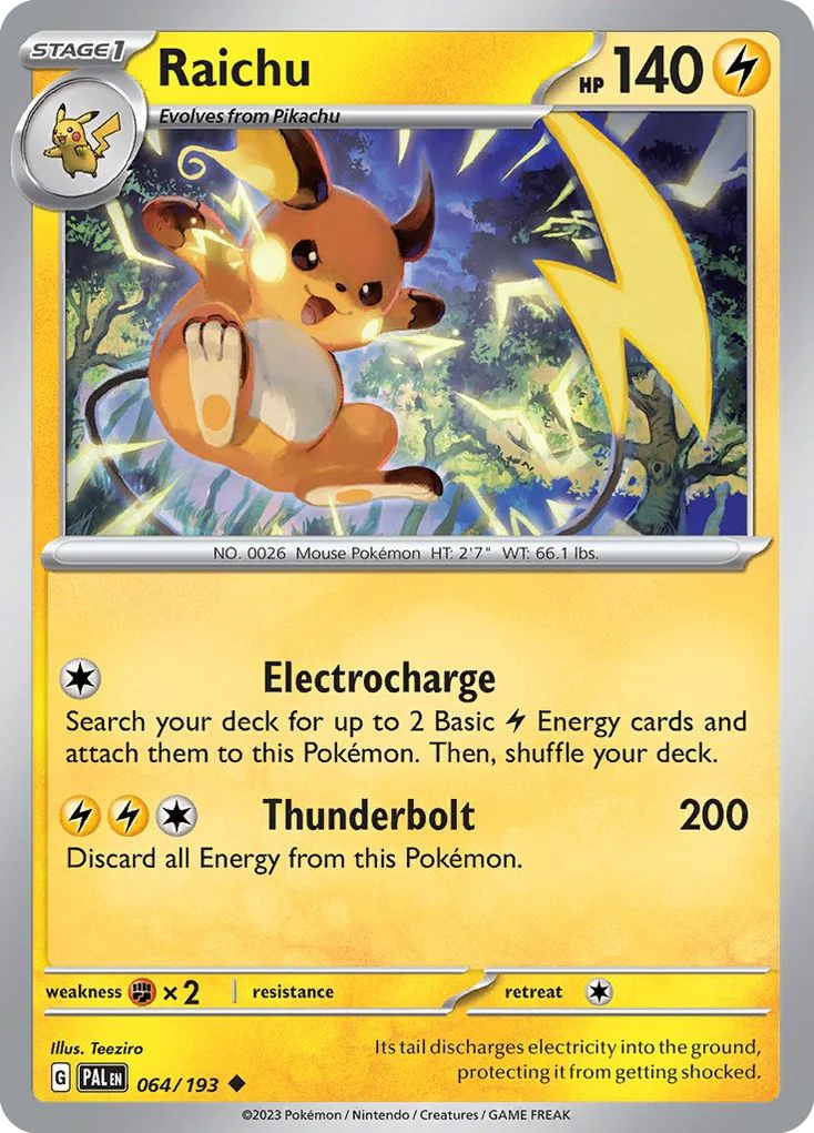 Raichu · Paldea Evolved
