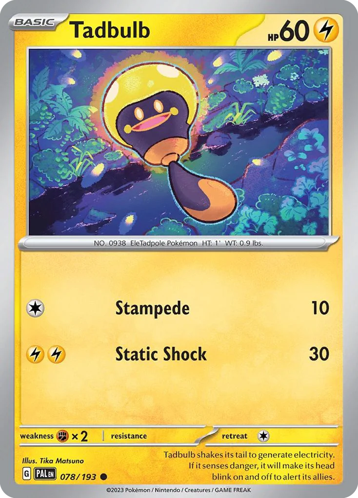 Tadbulb · Paldea Evolved