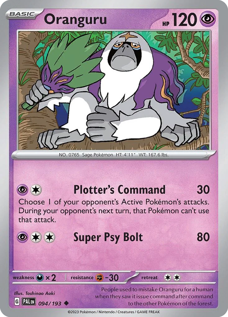 Oranguru · Paldea Evolved