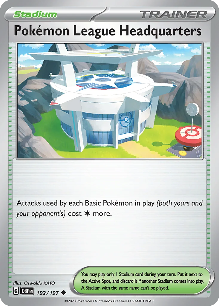 Pokémon League Headquarters · Obsidian Flames