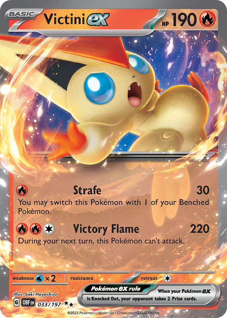 Victini ex · Obsidian Flames