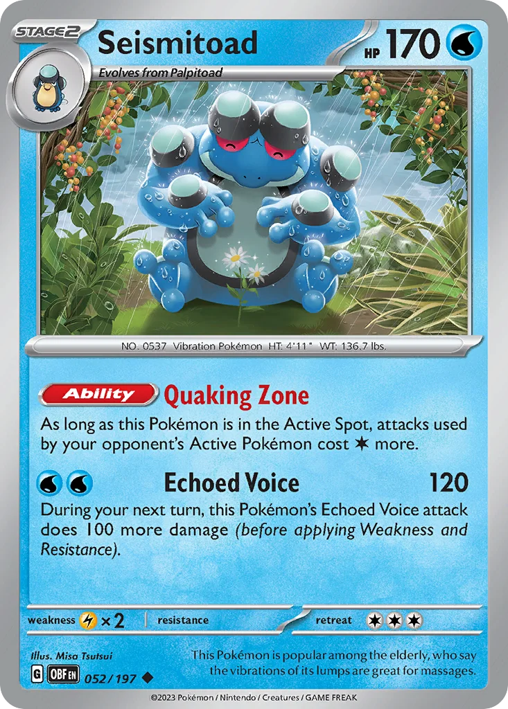 Seismitoad · Obsidian Flames