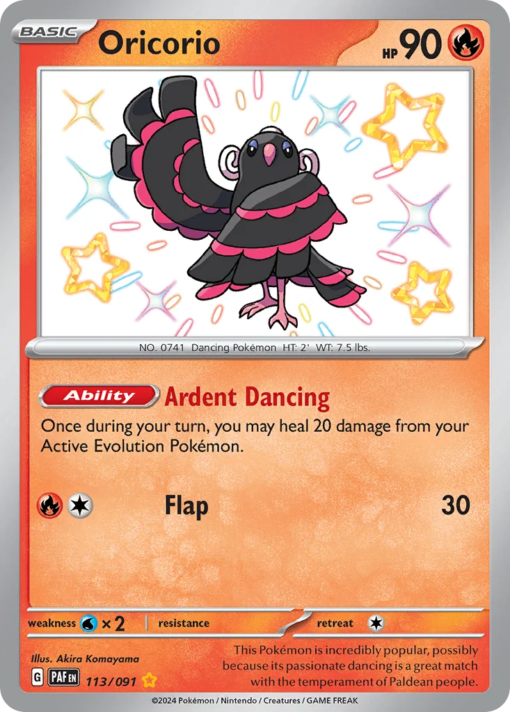 Oricorio · Paldean Fates