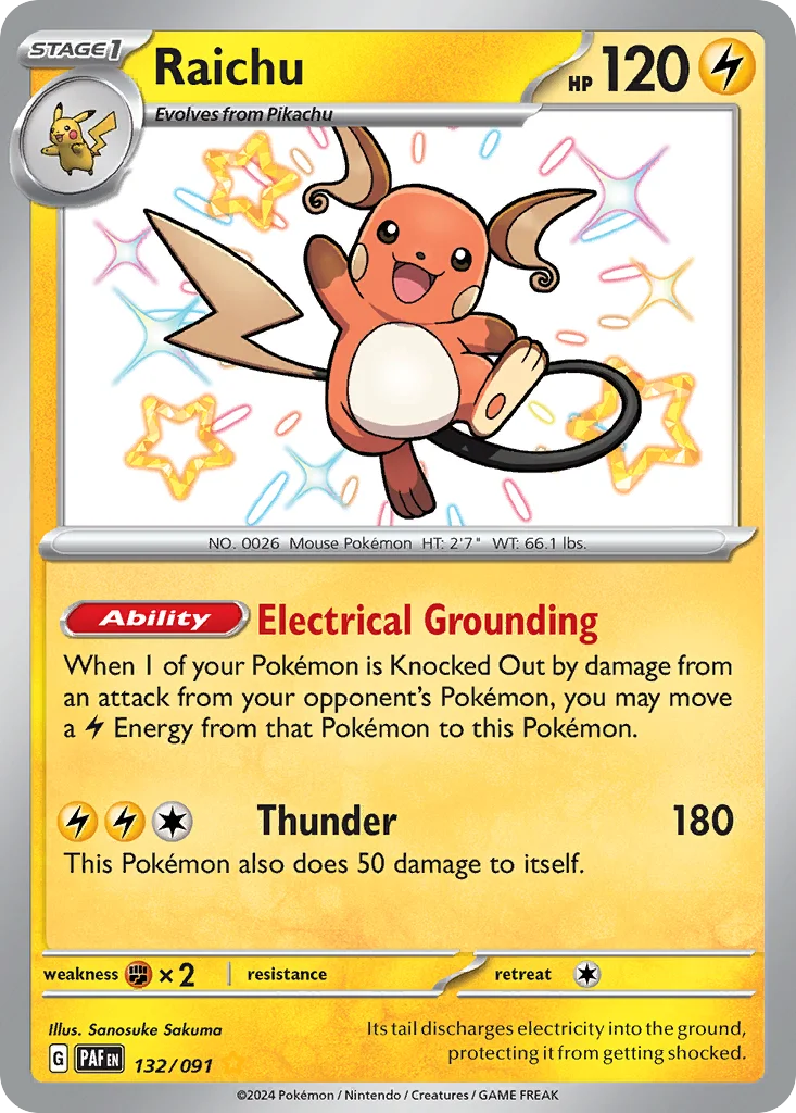 Raichu · Paldean Fates