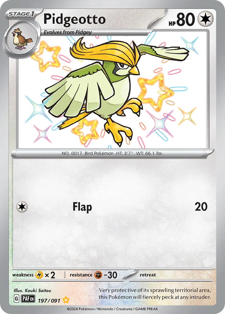 Pidgeotto · Paldean Fates