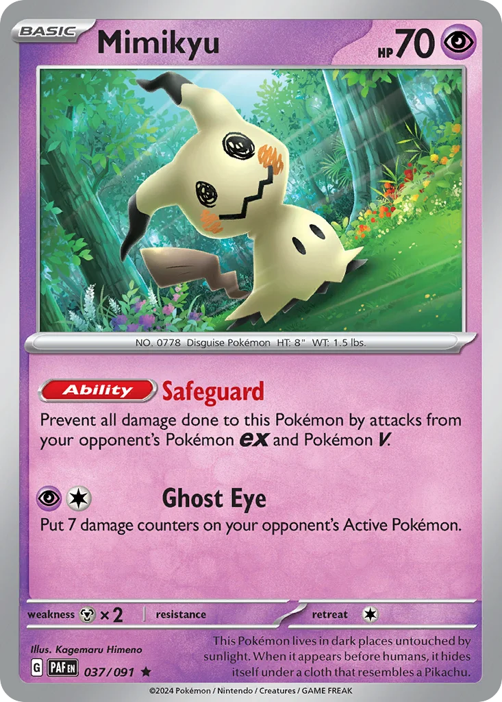 Mimikyu · Paldean Fates