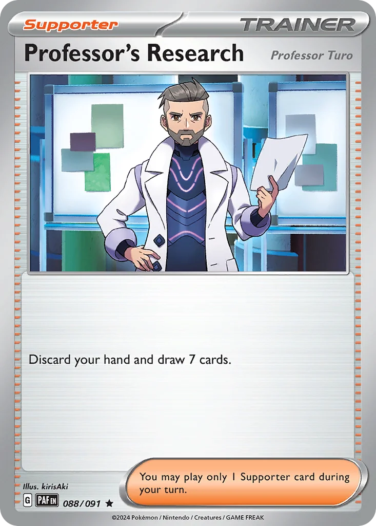 Professor's Research · Paldean Fates