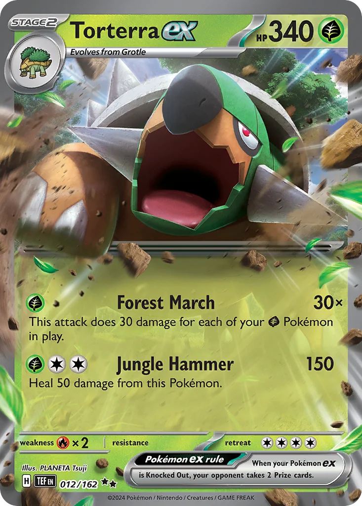 Torterra ex · Temporal Forces