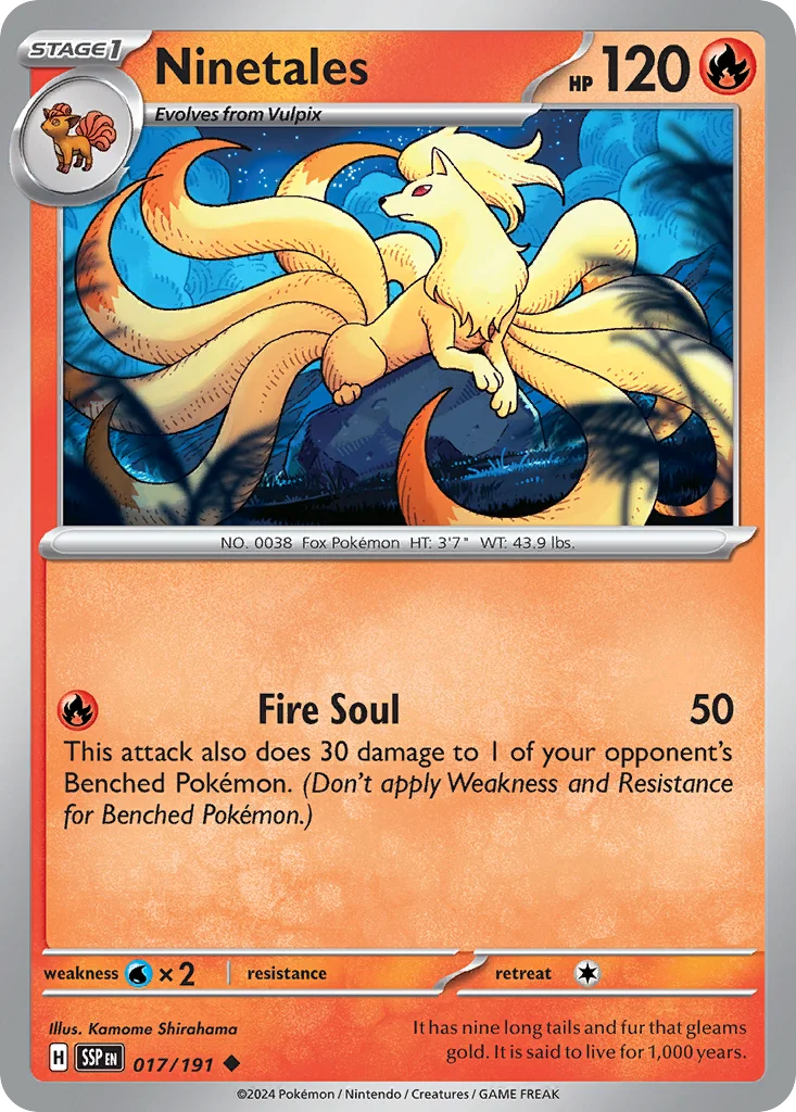 Ninetales · Surging Sparks