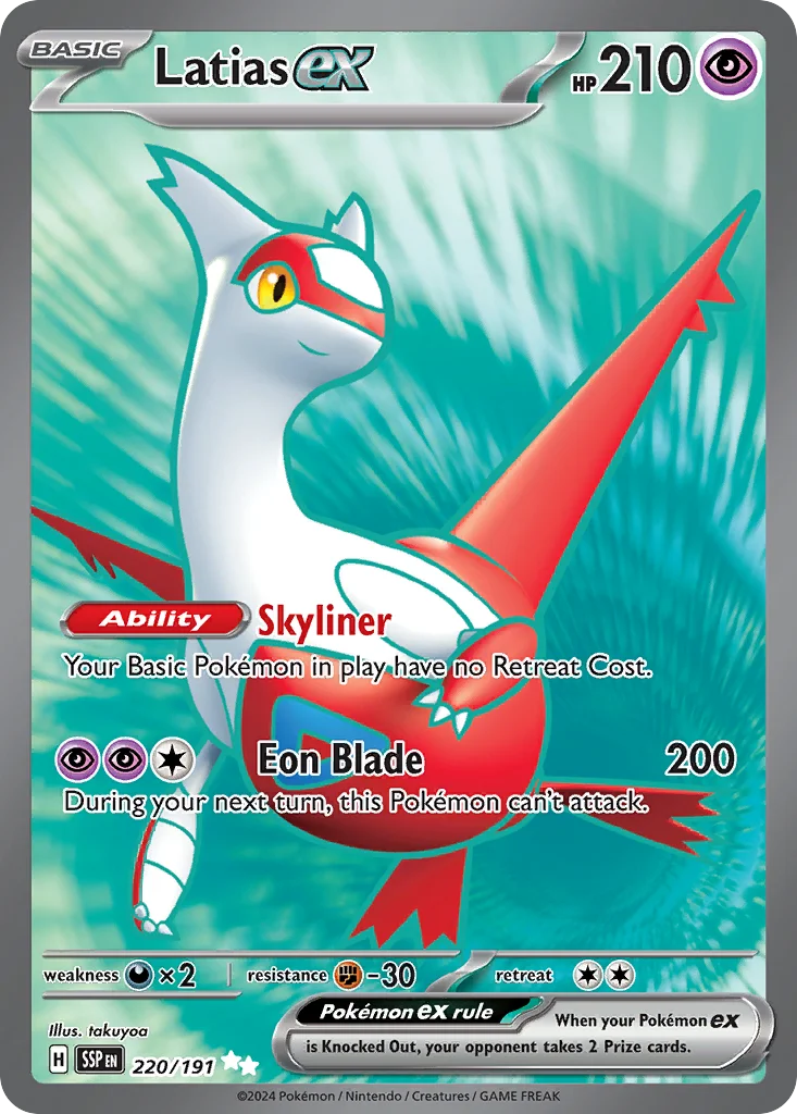 Latias ex · Surging Sparks