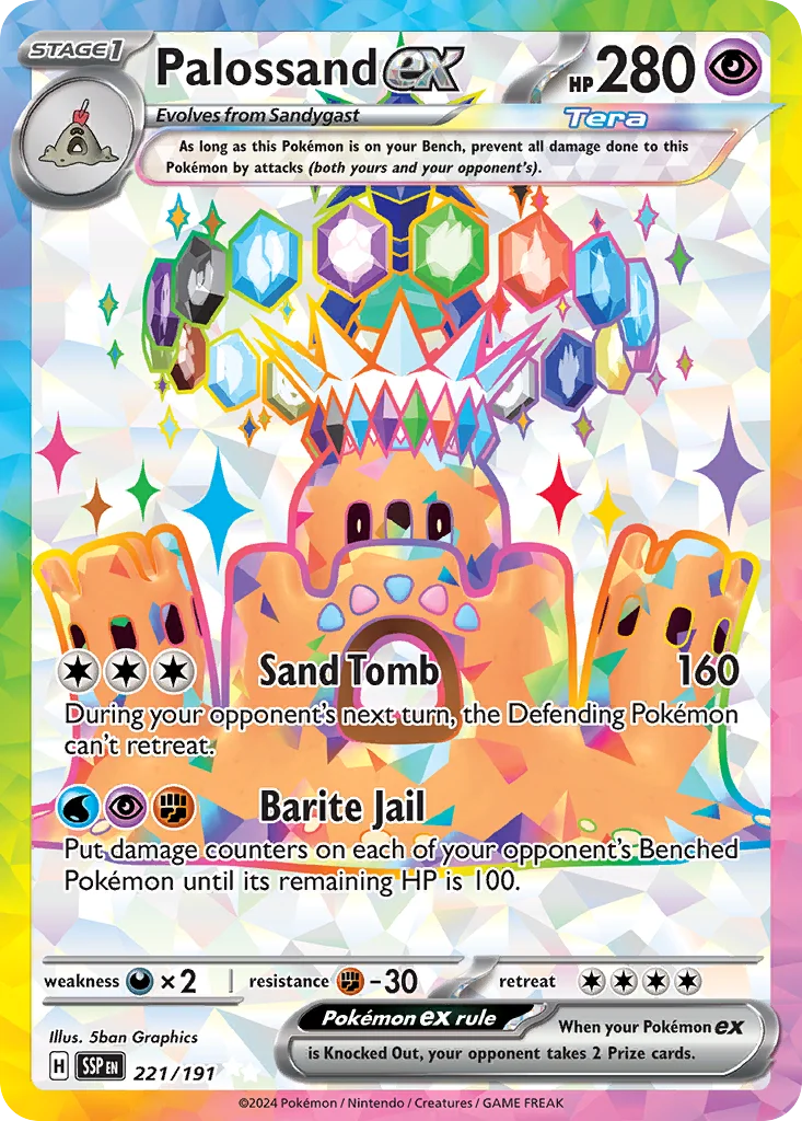 Palossand ex · Surging Sparks