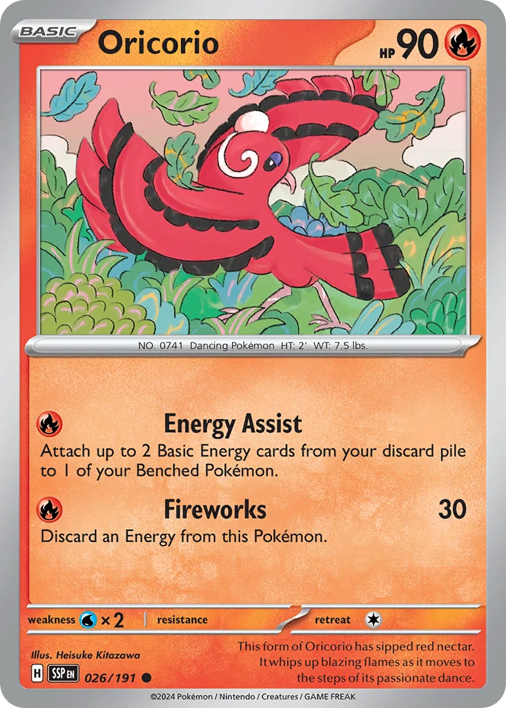 Oricorio · Surging Sparks