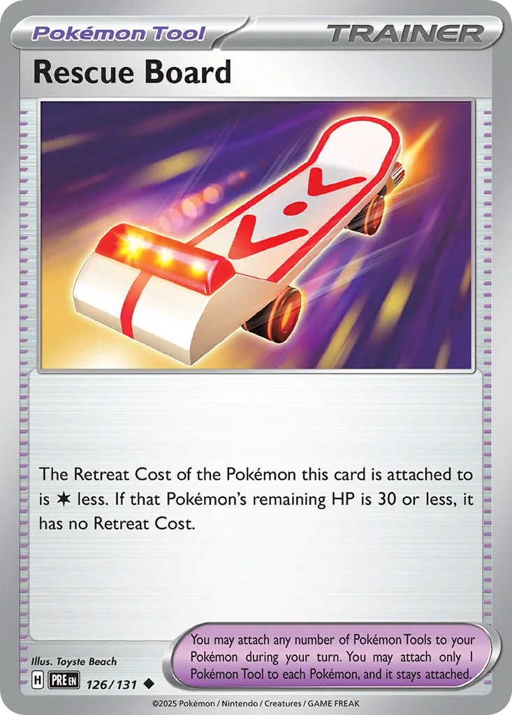 Rescue Board · Prismatic Evolutions